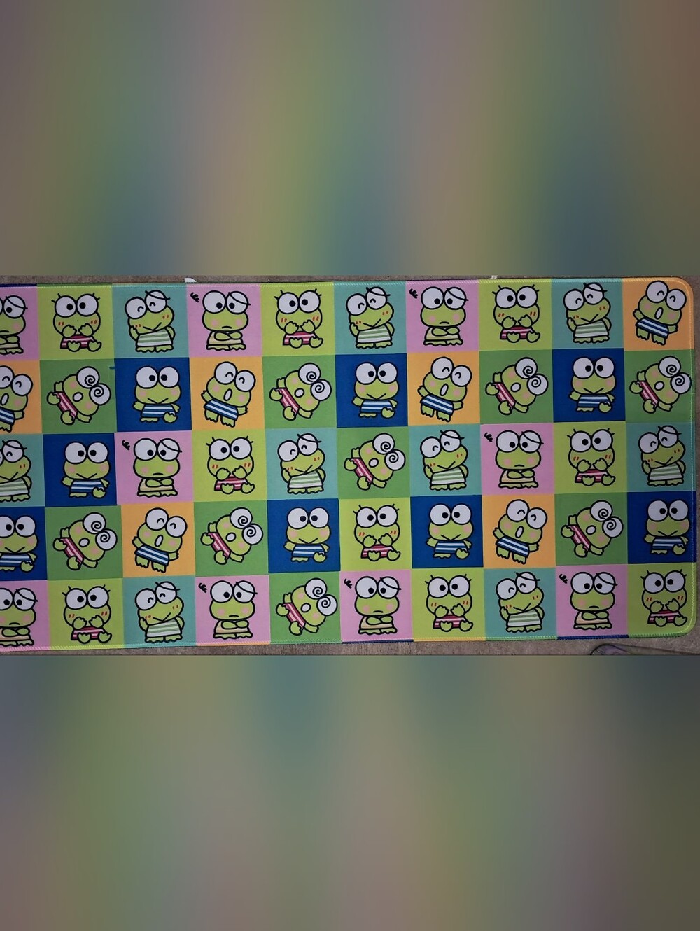 New! Keroppi Computer Desk Mat 12"x24"